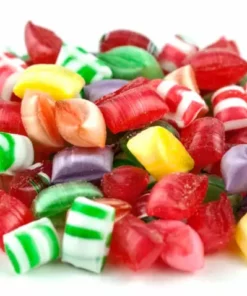 Beulah's Candyland Christmas Rainbow Gems Miniature Fruit Hard Candy 2 Pounds