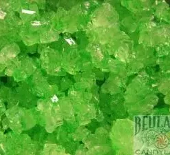Dryden & Palmer Rock Candy - Branford, Connecticut Rock Candy Lime Flavor Green Candy 5 Pounds Unwrapped Bulk Candy