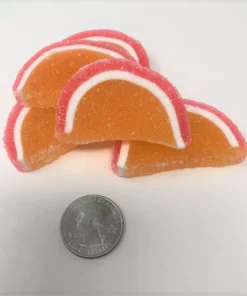 Cavalier Candies, Ltd - Winnipeg, Canada Cavalier Candies Fruit Slices Apricot Peach Flavor Jelly Candy 5 Pounds