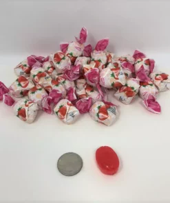 Arcor - Argentina Arcor Strawberry Filled Fruit Bon Bons 2 Pounds Bulk Strawberry Hard Candy Wrapped Candy