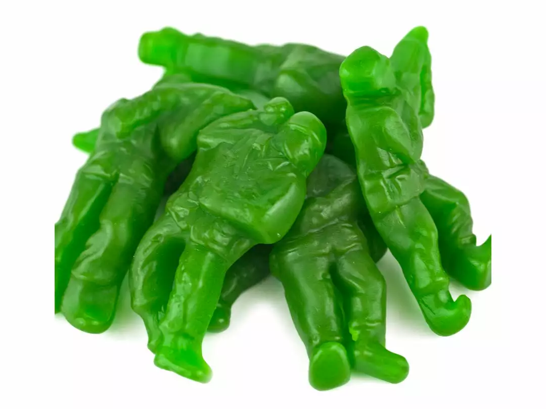 Beulah's Candyland Gummi Candy Gummi Army Men 5 Pounds Green Gummy Military Candy Bulk Gummy Candy 3 Beulah's Candyland Gummi Candy Gummi Army Men 5 Pounds Green Gummy Military Candy Bulk Gummy Candy