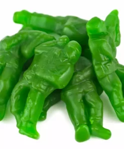 Beulah's Candyland Gummi Army Men 2 Pounds Green Gummy Candy Military Candy Gummi Candy
