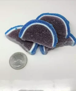 Cavalier Candies, Ltd - Winnipeg, Canada Cavalier Candies Fruit Slices Blueberry Flavor Jelly Candy 1 Pound