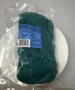 Beulah's Candyland Blue Raspberry Shoestring Licorice Laces 2 Pounds Shoestring Licorice