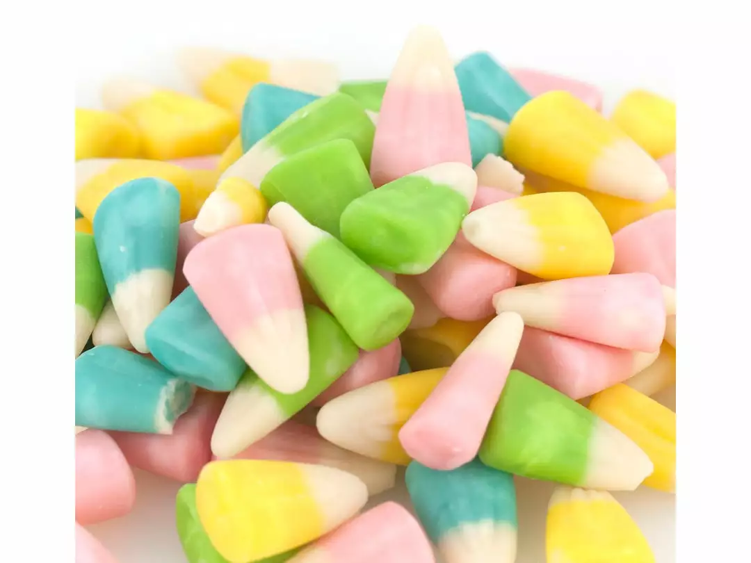 Zachary Confections - Frankfurt, Indiana Bunny Corn 1 Pound Pastel Easter Candy Corn Pastel Candy Corn 2 Zachary Confections - Frankfurt, Indiana Bunny Corn 1 Pound Pastel Easter Candy Corn Pastel Candy Corn