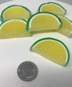 Cavalier Candies, Ltd - Winnipeg, Canada Cavalier Candies Fruit Slices Pineapple Flavor Jelly Candy 1 Pound