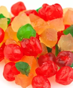 Beulah's Candyland Nuts & Dried Fruits Paradise Cherry Pineapple Fruit Mix Candied Fruit Glaze 2 Pounds