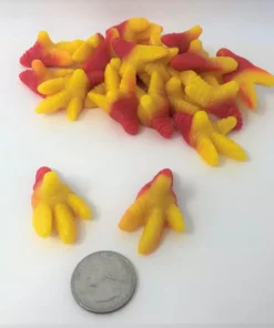 Vidal Golosinas, Located In Spain. Gummi Chicken Feet Gummy Candy 1 Pound