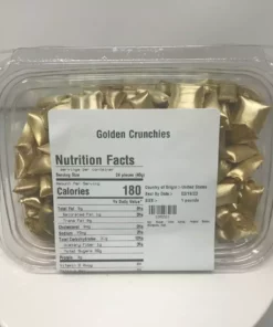 Beulah's Candyland Golden Crunchies Molasses Peanut Butter Candy 1 Pound