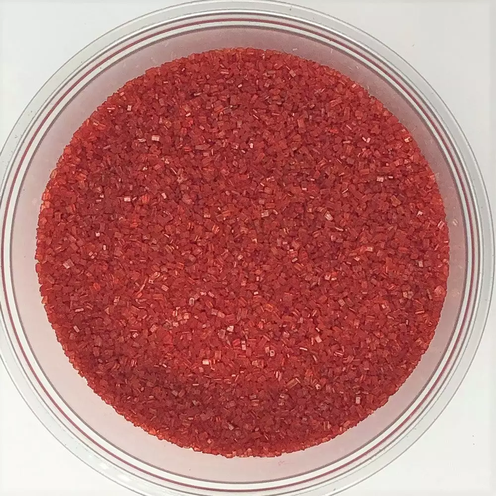 QA Products, Inc. - Beloit, Wisconsin Sugar Gourmet Red Bakery Topping Sprinkles Colored Sugar 1 Pound Sprinkles & Toppings 3 QA Products, Inc. - Beloit, Wisconsin Sugar Gourmet Red Bakery Topping Sprinkles Colored Sugar 1 Pound Sprinkles & Toppings