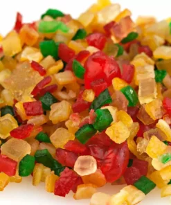 Beulah's Candyland Paradise Diced Fruit Mix Candied Fruit Glaze Special Mello 2 Pounds