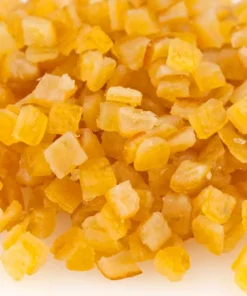 Beulah's Candyland Paradise Diced Sweet Oranges Orange Candied Fruit Glaze 1 Pound