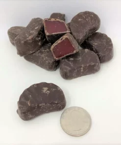 Beulah's Candyland Dark Chocolate Covered Cherry Slices Chocolate Cherry Jelly Slices 5 Pounds
