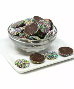 Beulah's Candyland Easter Nonpareils Dark Chocolate Multicolor Pastel Nonpareils Candy 5 Pounds Easter Candy