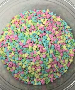 QA Products, Inc. - Beloit, Wisconsin Sprinkles & Toppings Spring Mini Bunny Chicks Duck Egg Shapes Easter Topping Sprinkles 1 Pound