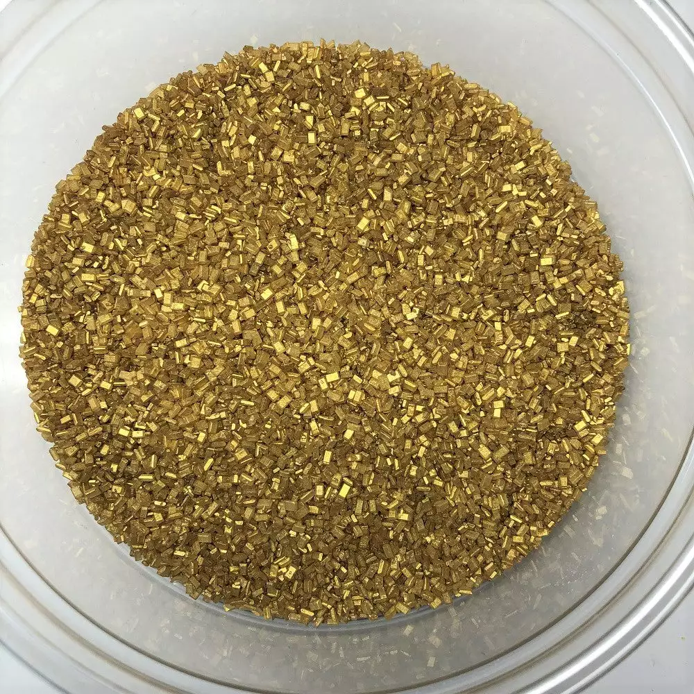 QA Products, Inc. - Beloit, Wisconsin Sprinkles & Toppings Sugar Crystalz Gold Crystals Bakery Topping Sprinkles 1 Pound Colored Sugar 3 QA Products, Inc. - Beloit, Wisconsin Sprinkles & Toppings Sugar Crystalz Gold Crystals Bakery Topping Sprinkles 1 Pound Colored Sugar