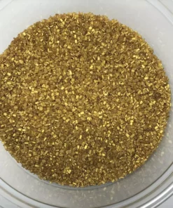 QA Products, Inc. - Beloit, Wisconsin Sprinkles & Toppings Sugar Crystalz Gold Crystals Bakery Topping Sprinkles 8 Ounces Colored Sugar