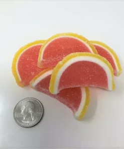 Cavalier Candies, Ltd - Winnipeg, Canada Cavalier Candies Fruit Slices Grapefruit Flavor Jelly Candy 1 Pound