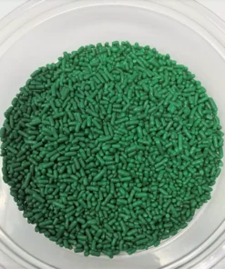 QA Products, Inc. - Beloit, Wisconsin Sprinkles & Toppings Sprinkles Green Dark Green Jimmies Bakery Topping 1 Pound Colored Sprinkles