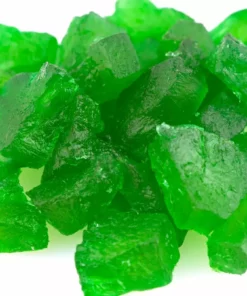 Beulah's Candyland Nuts & Dried Fruits Paradise Green Pineapple Wedges Candied Fruit Glaze 1 Pound