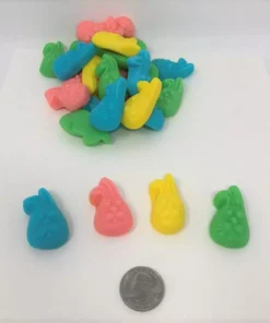 Beulah's Candyland Gummi Bunny Faces Bulk Gummy Candy 2 Pounds Gummi Bunnies
