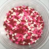 QA Products, Inc. - Beloit, Wisconsin Valentine Hearts Shapes Red/White/Pink Bakery Topping Sprinkles 5 Pounds 2 QA Products, Inc. - Beloit, Wisconsin Valentine Hearts Shapes Red/White/Pink Bakery Topping Sprinkles 5 Pounds