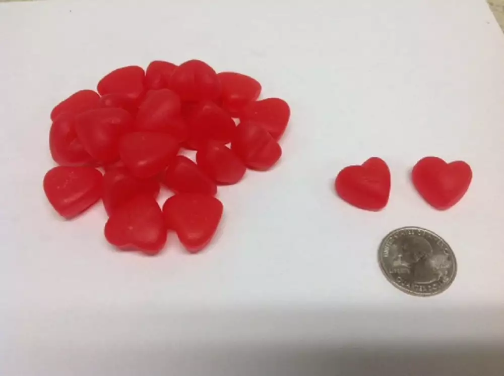 Sunrise Confections, A Division Of Mount Franklin Foods, LLC. - El Paso, Texas. Small Cherry JuJu Hearts 2 Pounds JuJube Hearts Cherry Hearts 3 Sunrise Confections, A Division Of Mount Franklin Foods, LLC. - El Paso, Texas. Small Cherry JuJu Hearts 2 Pounds JuJube Hearts Cherry Hearts