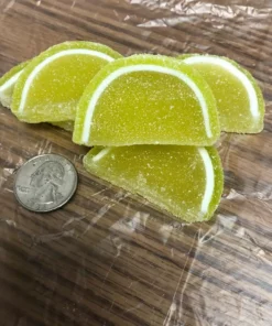 Cavalier Candies, Ltd - Winnipeg, Canada Cavalier Candies Fruit Slices Key Lime Flavor Jelly Candy 1 Pound