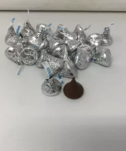 Beulah's Candyland Hershey Kisses Silver Foil 5 Pounds Hershey's Chocolate
