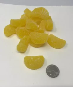 Beulah's Candyland Jelly Candy Lemon Wedges Lemon Slices Bulk Candy Lemon Jelly Slices 2 Pounds