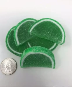 Cavalier Candies, Ltd - Winnipeg, Canada Cavalier Candies Fruit Slices Lime Flavor Jelly Candy 5 Pounds
