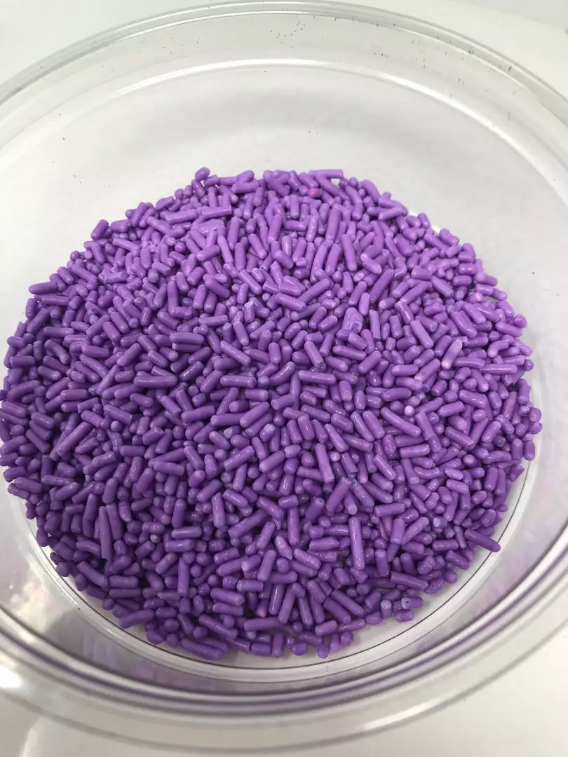 QA Products, Inc. - Beloit, Wisconsin Sprinkles Lavender Jimmies Bakery Topping 1 Pound Purple Colored Sprinkles Sprinkles & Toppings 3 QA Products, Inc. - Beloit, Wisconsin Sprinkles Lavender Jimmies Bakery Topping 1 Pound Purple Colored Sprinkles Sprinkles & Toppings
