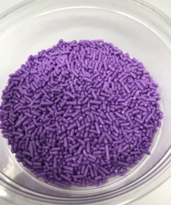 QA Products, Inc. - Beloit, Wisconsin Sprinkles & Toppings Sprinkles Lavender Jimmies Bakery Topping 8 Ounces Purple Colored Sprinkles