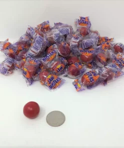 Ferrara Pan Candies - Forest Park, Illinois Wrapped Candy Jawbreakers Red Color Medium 3/4 Inch Diameter Wrapped Jaw Breaker 2 Pounds