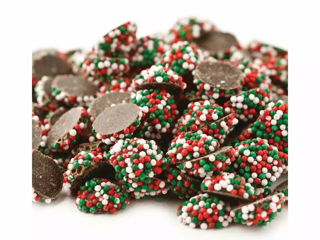 Cheap Beulah's Candyland ????Christmas Store 21 Beulah's Candyland Mini Christmas Nonpareils Dark Chocolate Candy 5 Pounds Christmas Candy