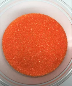 QA Products, Inc. - Beloit, Wisconsin Sugar Sanding Orange Bakery Topping Sprinkles Colored Sugar 1 Pound