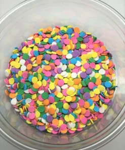 QA Products, Inc. - Beloit, Wisconsin Sprinkles & Toppings Confetti Pastel Shapes Bakery Topping Sprinkles 8 Ounces