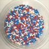 QA Products, Inc. - Beloit, Wisconsin Patriotic Stars & Stripes Mix Star Shapes Sprinkles Bakery Topping 6 Pounds 1 QA Products, Inc. - Beloit, Wisconsin Patriotic Stars & Stripes Mix Star Shapes Sprinkles Bakery Topping 6 Pounds