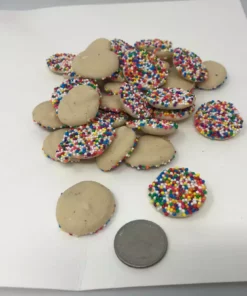 Beulah's Candyland Gourmet Peanut Butter Nonpareils 1 Pound Nonpareil Candy Chocolate