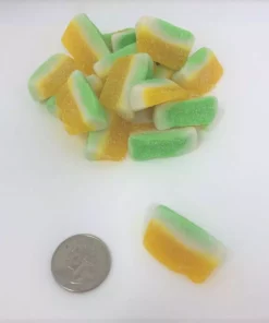 Vidal Gummi Candy Gummi Pina Colada Slices Wedges Bulk Gummy Candy 1 Pound
