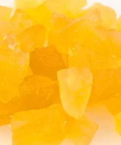 Beulah's Candyland Nuts & Dried Fruits Paradise Natural Pineapple Yellow Wedges Candied Fruit Glaze 2 Pounds