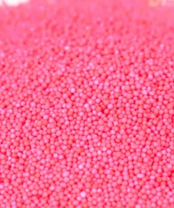 QA Products, Inc. - Beloit, Wisconsin Nonpareils Pink Bakery Topping Sprinkles Colored Nonpareils 1 Pound Sprinkles & Toppings