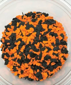 QA Products, Inc. - Beloit, Wisconsin Fall Bats Pumpkins Halloween Shapes Bakery Topping Sprinkles 1 Pound Sprinkles & Toppings