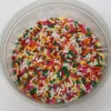 QA Products, Inc. - Beloit, Wisconsin Sprinkles Rainbow Jimmies Bakery Topping 1 Pound Colored Sprinkles 1 QA Products, Inc. - Beloit, Wisconsin Sprinkles Rainbow Jimmies Bakery Topping 1 Pound Colored Sprinkles
