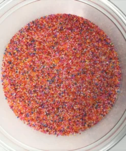 QA Products, Inc. - Beloit, Wisconsin Sugar Sanding Rainbow Bakery Topping Sprinkles Colored Sugar 1 Pound Sprinkles & Toppings