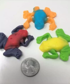 Beulah's Candyland Gummi Rainforest Frogs Gummy Rain Forest Multi Color Frog Candy 1 Pound