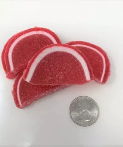 Cavalier Candies, Ltd - Winnipeg, Canada Cavalier Candies Fruit Slices Raspberry Flavor Jelly Candy 2 Pounds