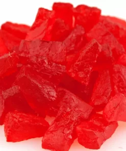 Beulah's Candyland Paradise Red Pineapple Wedges Candied Fruit Glaze 1 Pound