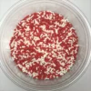 QA Products, Inc. - Beloit, Wisconsin Valentine Sprinkles Red White Jimmies Bakery Topping 6 Pounds 1 QA Products, Inc. - Beloit, Wisconsin Valentine Sprinkles Red White Jimmies Bakery Topping 6 Pounds
