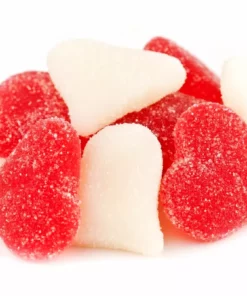 Beulah's Candyland Sanded Sour Gummi Hearts 2 Pounds Gummi Hearts Valentine Candy